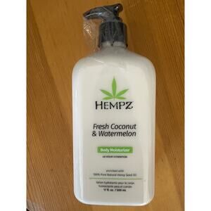 Hempz Fresh Coconut & Watermelon Herbal Body Moisturizer Lotion for Dry Skin